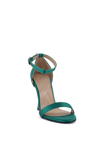 Elit Mst1621T Kadın Topuklu Ayakkabı Yeşil
