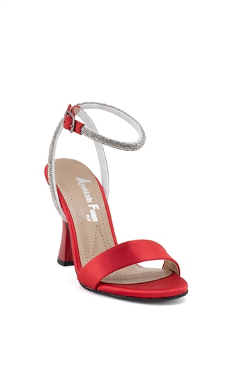 Elit Mst1630T Kadın Topuklu Ayakkabı Kırmızı