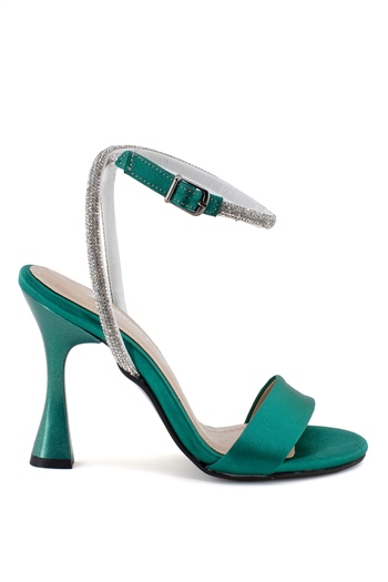 Elit Mst1630T Kadın Topuklu Ayakkabı Yeşil