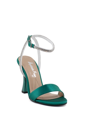 Elit Mst1630T Kadın Topuklu Ayakkabı Yeşil