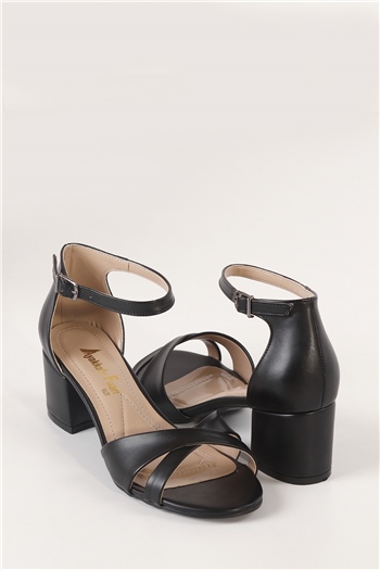 Elit Mst725C Kadın Topuklu Ayakkabı Siyah