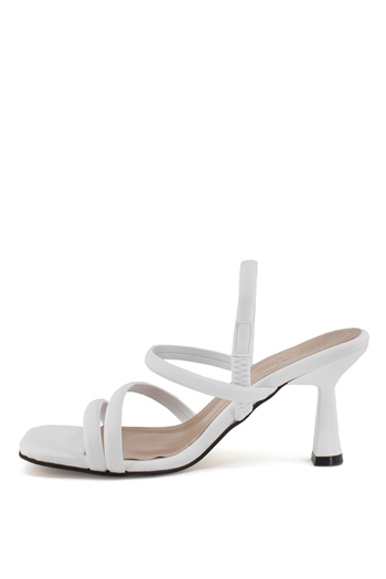 Elit ThPn710C Kadın Topuklu Ayakkabı Beyaz