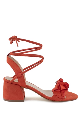 Elit ThRpt501S Kadın Topuklu Ayakkabı Nar Çiçeği