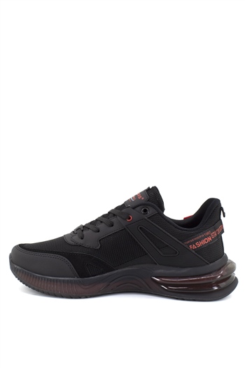 Elit Wrk2485T Erkek Spor Ayakkabı Siyah - Kırmızı