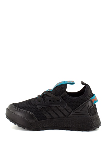 M.P 221-3428FT Patik Erkek Çocuk Spor Ayakkabı Siyah - Mavi