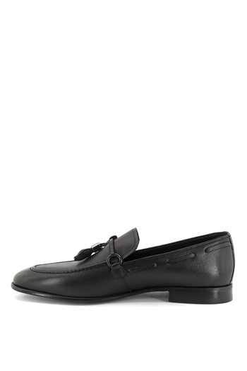 Marcomen 13133C Erkek Hakiki Deri Klasik Ayakkabı Siyah