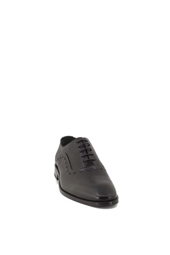 Marcomen 14399C Erkek Hakiki Deri Klasik Ayakkabı Siyah