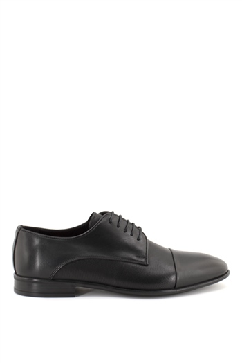 Marcomen 5244C Erkek Hakiki Deri Klasik Ayakkabı Siyah