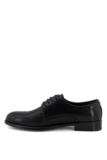 Marcomen 5327C Erkek Hakiki Deri Klasik Ayakkabı Siyah