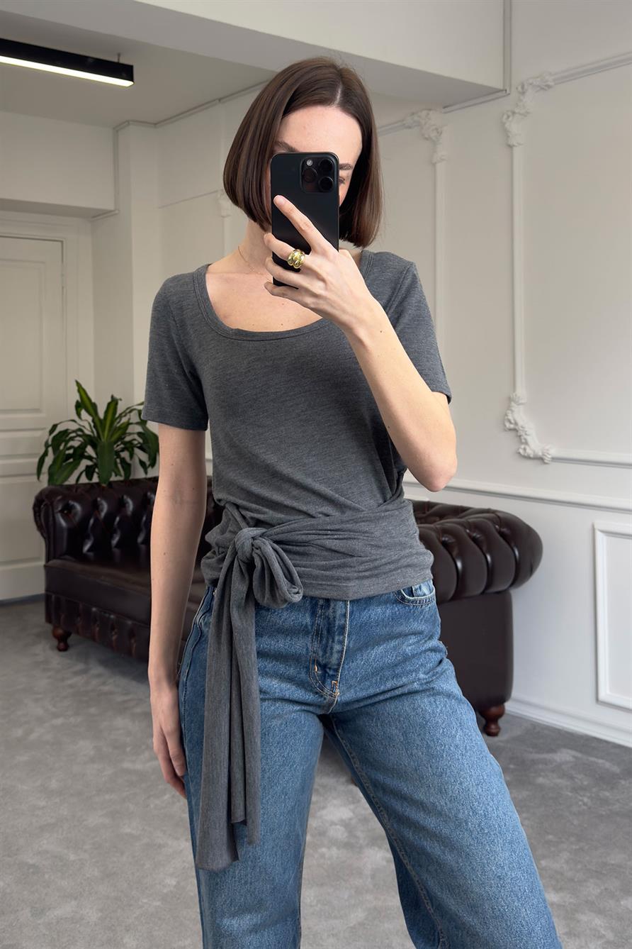 Şallı Body- ANTRASİT