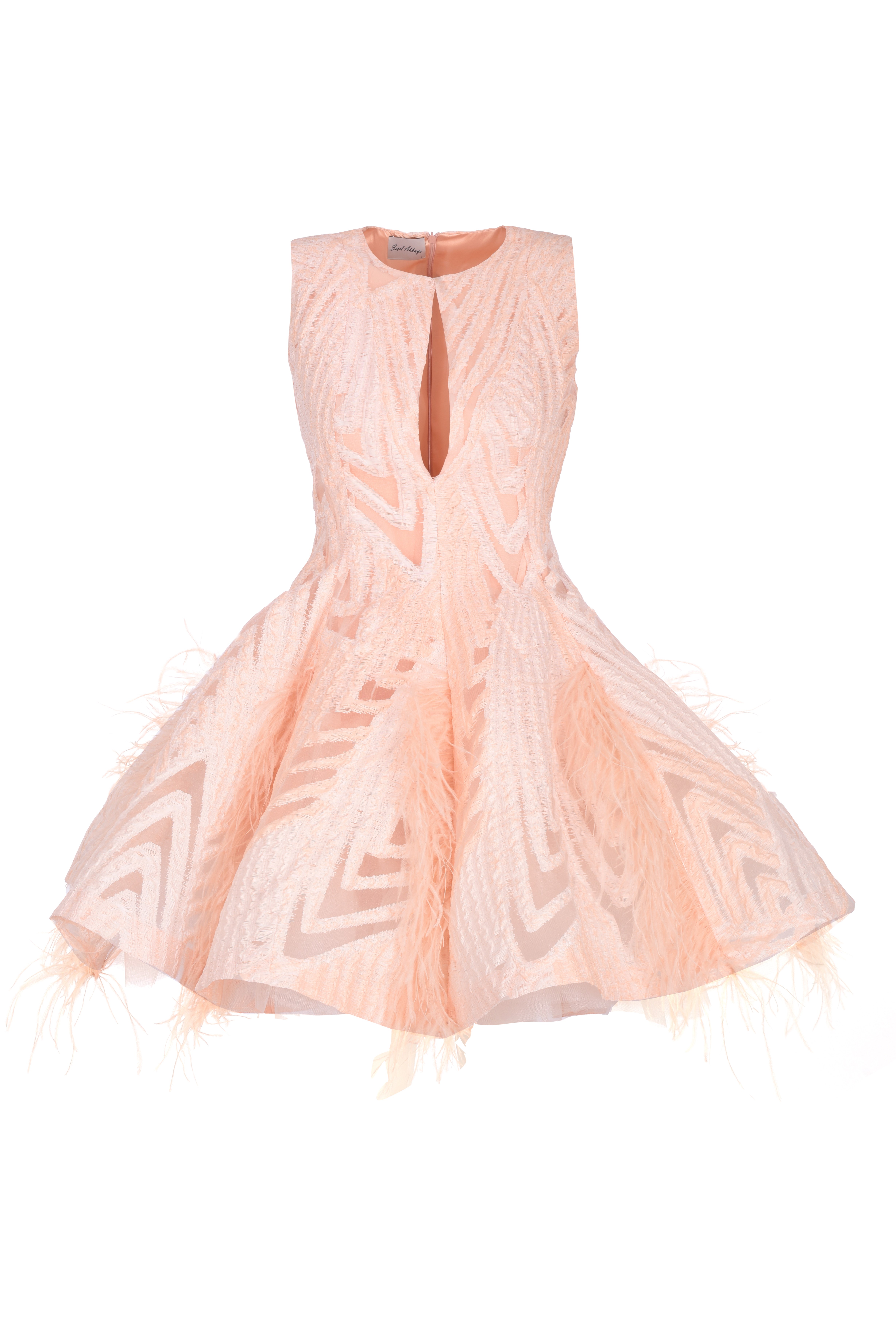 Pembe Desenli Elbise