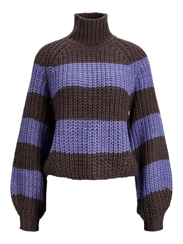JJXX Kadın KELVY CHUNKY STRIPE HIGH KNIT 12213690