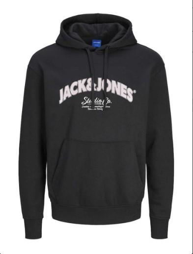JACK&JONES Erkek BRONX ARCH BIG SWEAT HOOD  12267584