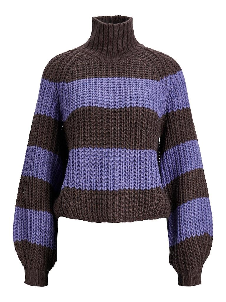 JJXX Kadın KELVY CHUNKY STRIPE HIGH KNIT 12213690