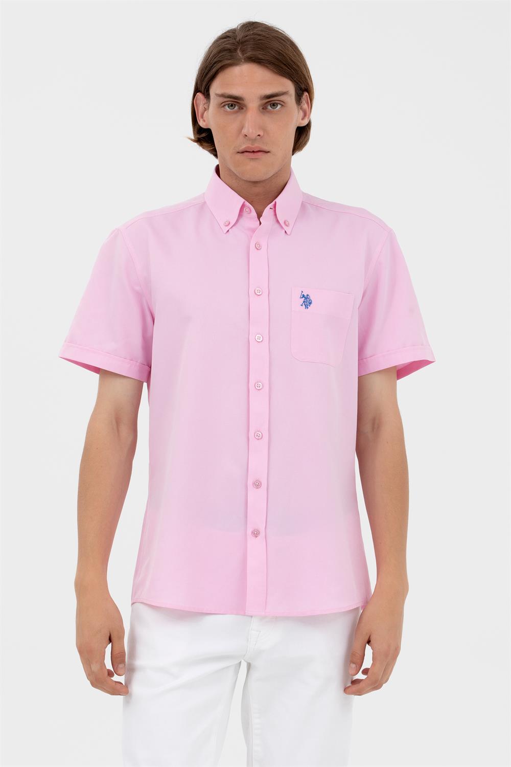 U.S.Polo Assn Erkek GOXY023Y Kısa Kol Gömlek 1570767