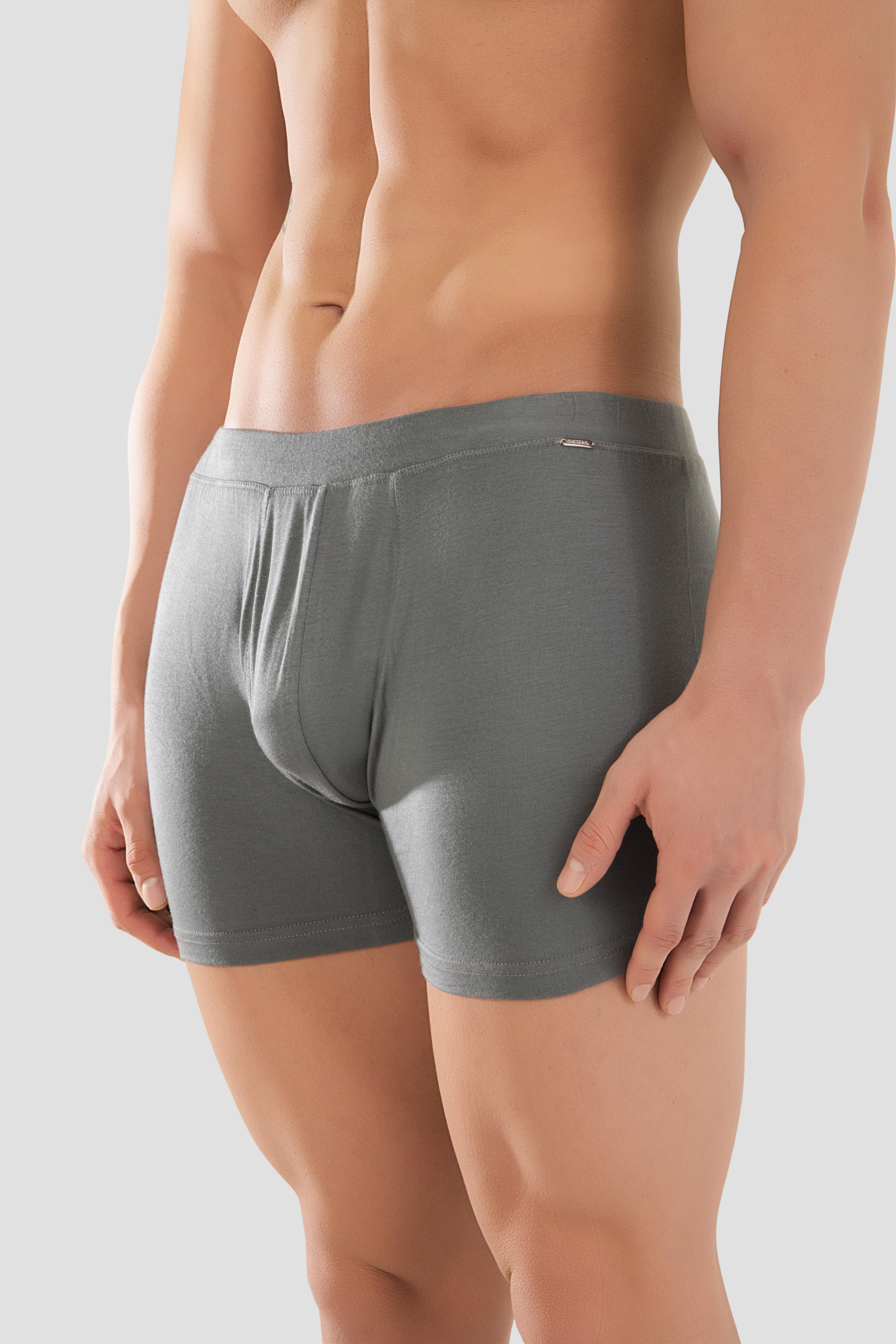 Erkek Mikro Modal Elestan Basic Boxer 1402 ANTRASIT