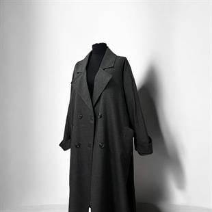 Premium Oversize Trençkot Antrasit