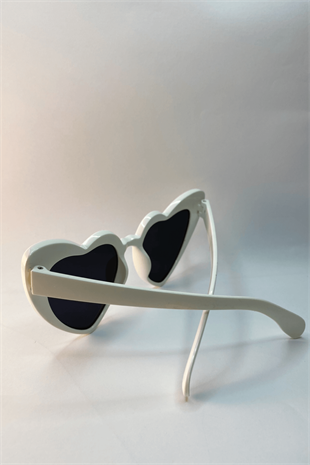 Candy Beyaz Kalpli Gözlük | GÖZLÜK | Meli Co Design | Kadın ve Çocuk Online  Alışveriş Sitesi