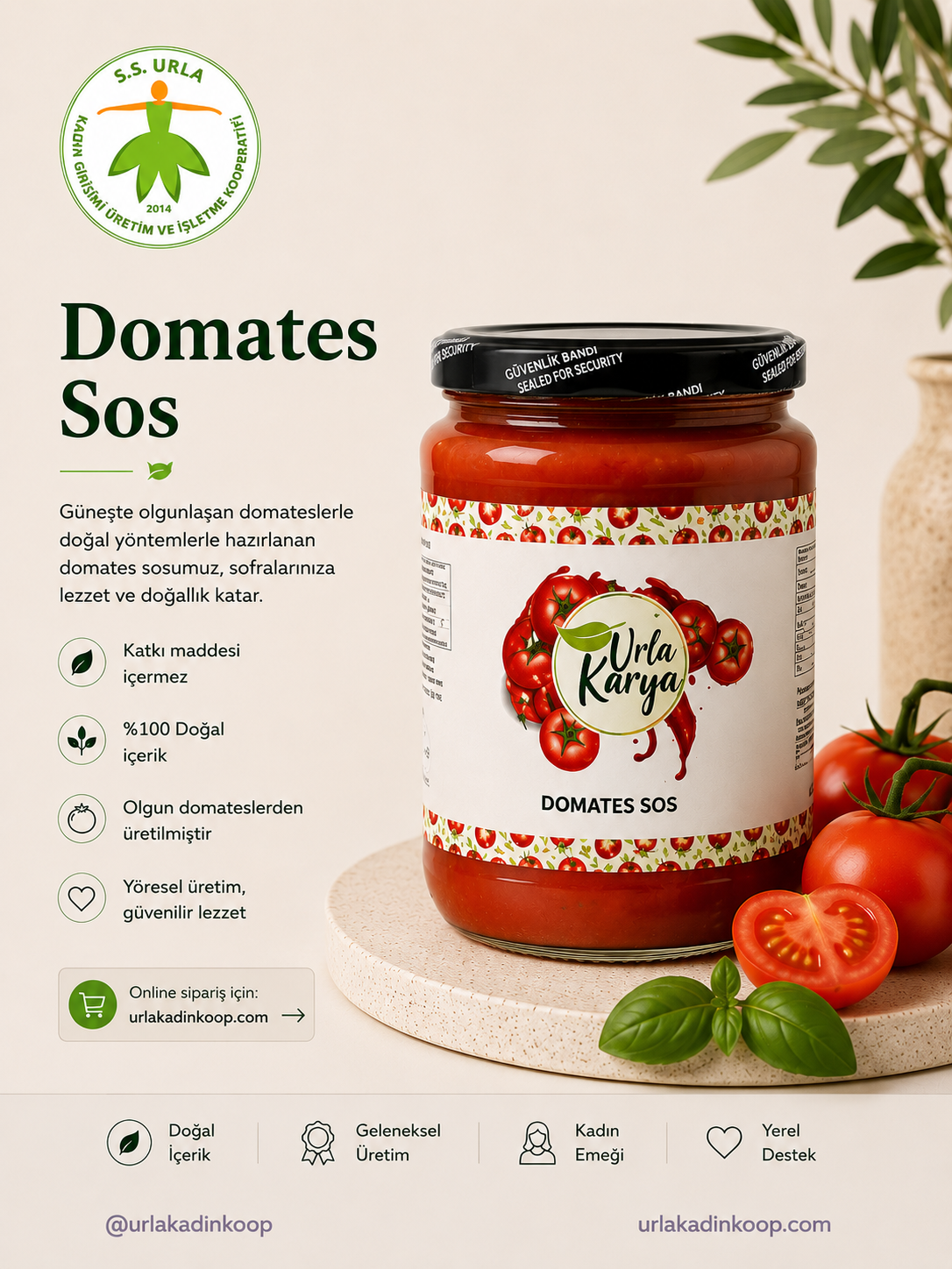 Domates Sos 650 Gr