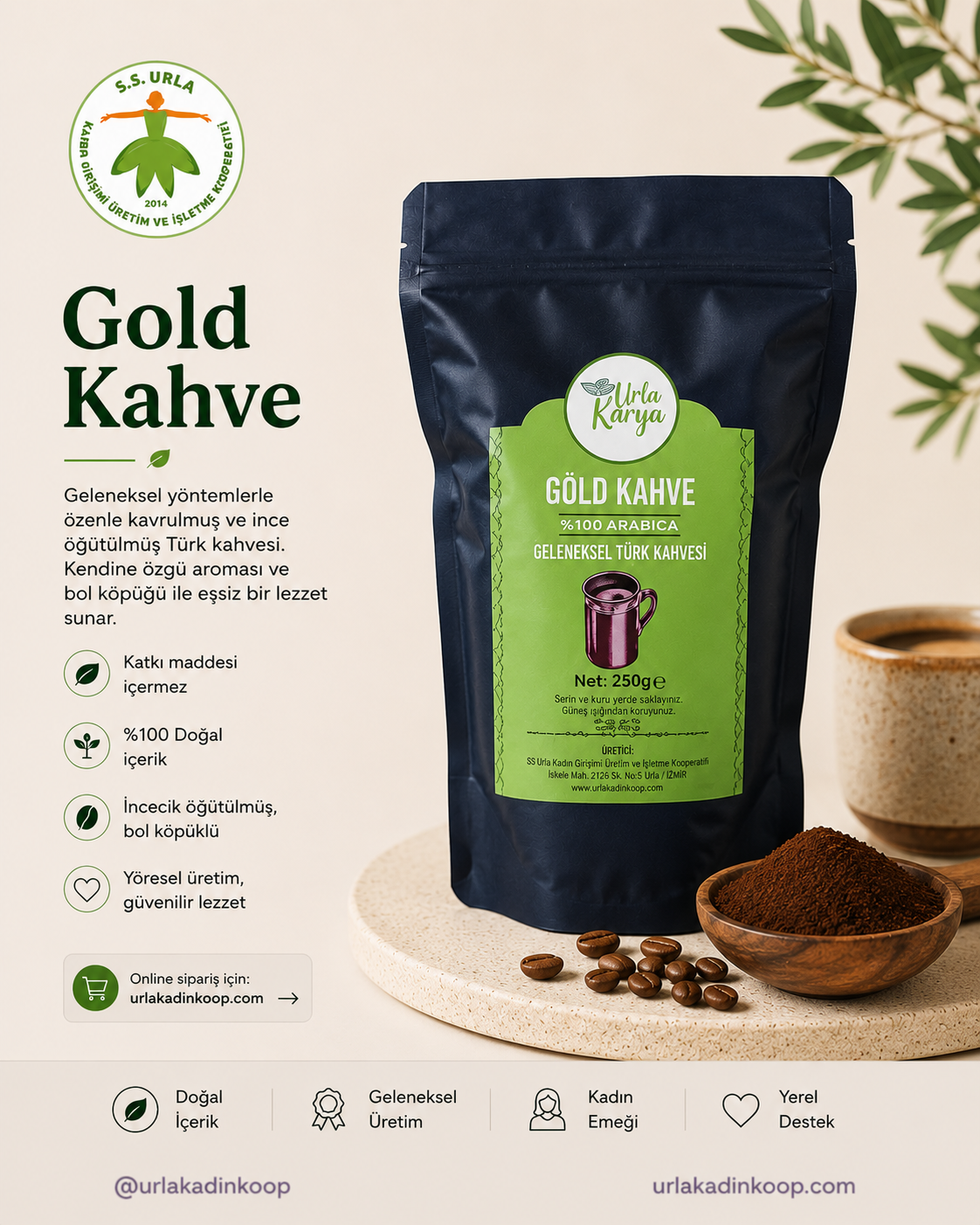 GOLD-ÇÖZÜNEBİLİR KAHVE 200 GR