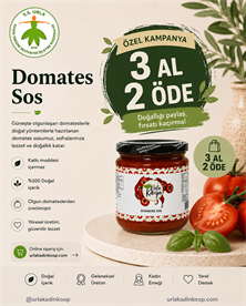 3 Kavanoz Al, 2 Kavanoz Öde Domates Sos
