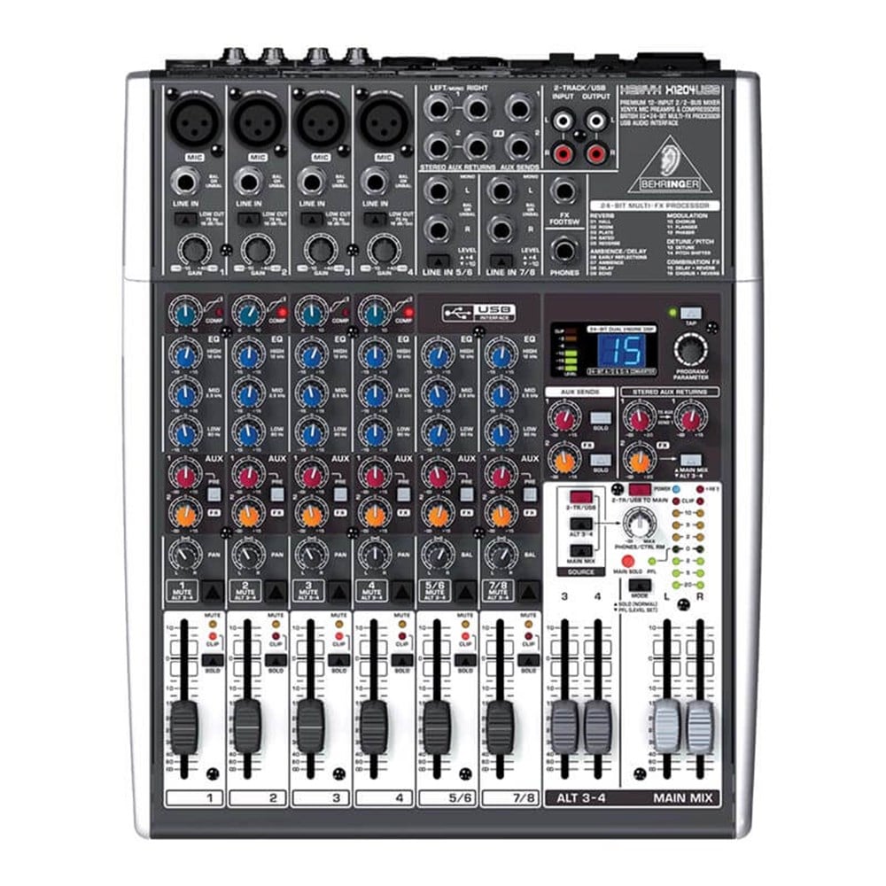 Behringer Xenyx X1204USB 12 Kanallı Deck Mikser