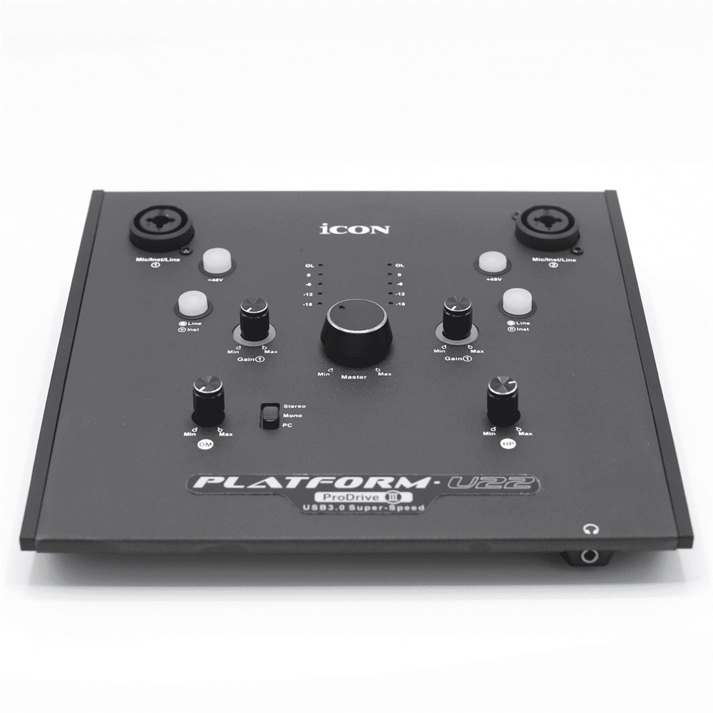 Icon Platform U22 (ProDrive III) 2 Giriş - 2 Çıkış USB 3.0 Ses Kartı