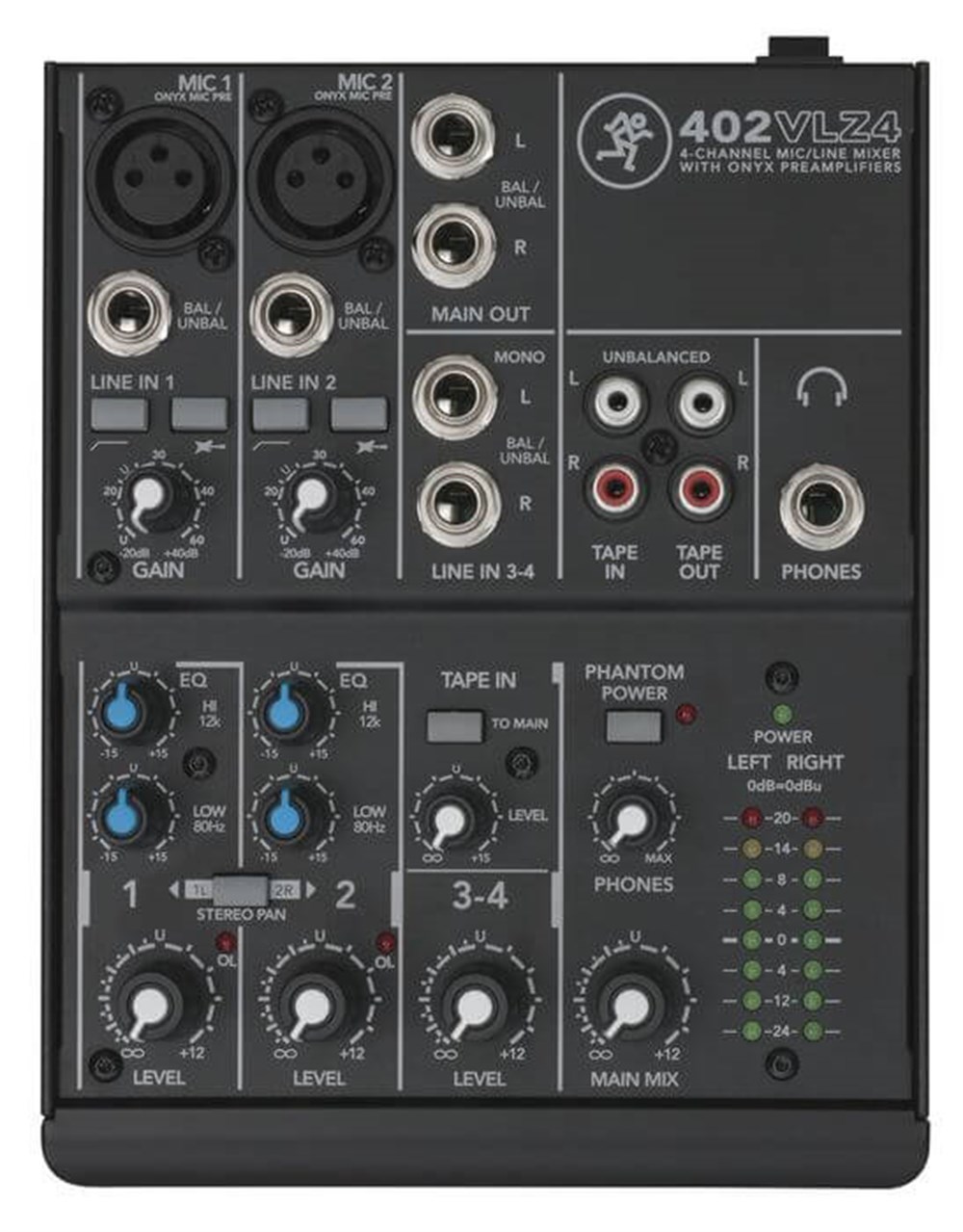 MACKIE 402VLZ4 4 Kanallı Ultra Kompak Mikser