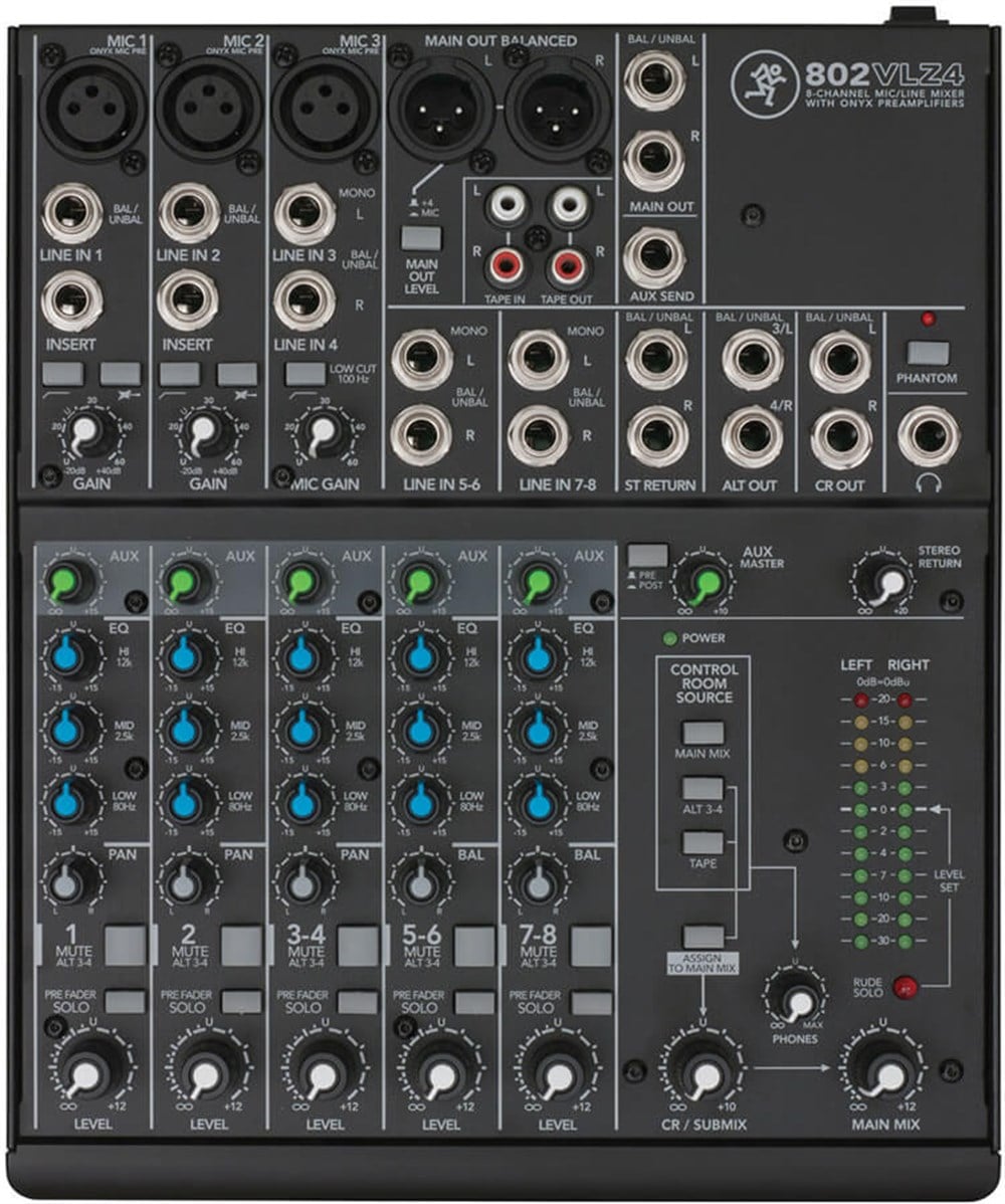 Mackie 802VLZ4 8 Kanallı Mikser
