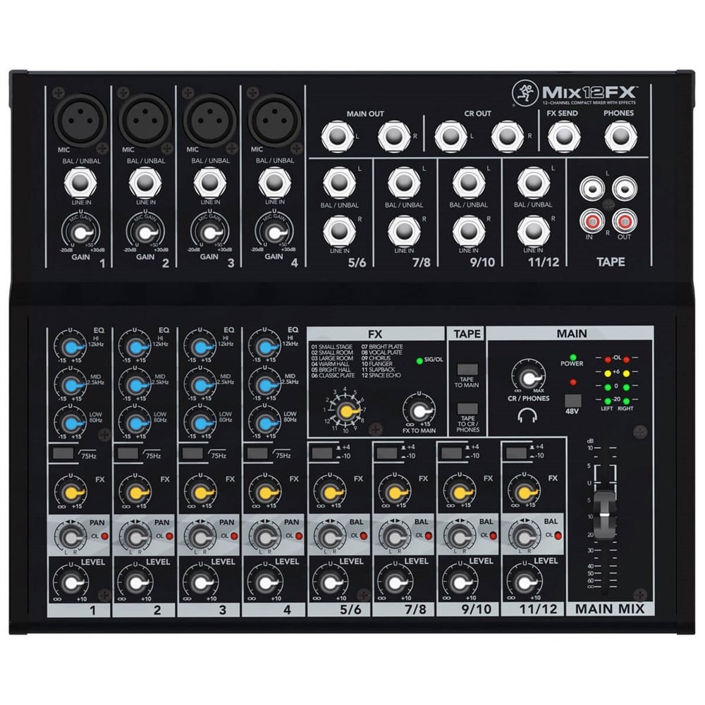 Mackie Mix12FX 12 Kanal Kompak Mikser