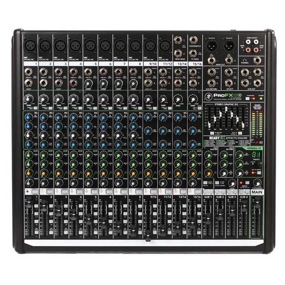 Mackie ProFX16 v2 16 Kanal Profesyonel Efektli Deck Mikser
