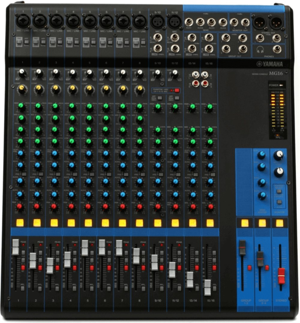 Yamaha MG 16 16 Kanal Deck Mikser