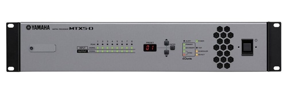 Yamaha MTX5-D 34x16 Matrix Mixer  Signal Processor
