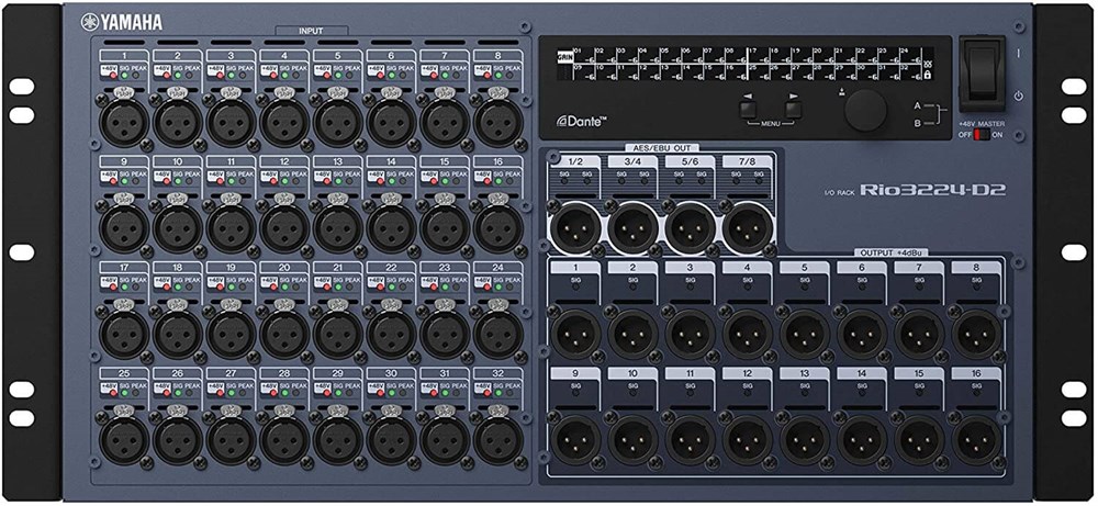 Yamaha RIO3224-D2 Dante Dijital Stage Box