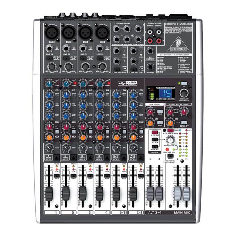 Behringer Xenyx X1204USB 12 Kanallı Deck Mikser