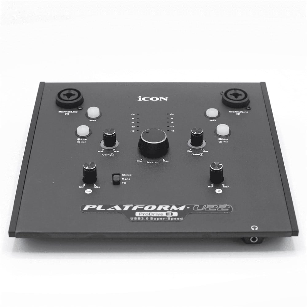 Icon Platform U22 (ProDrive III) 2 Giriş - 2 Çıkış USB 3.0 Ses Kartı