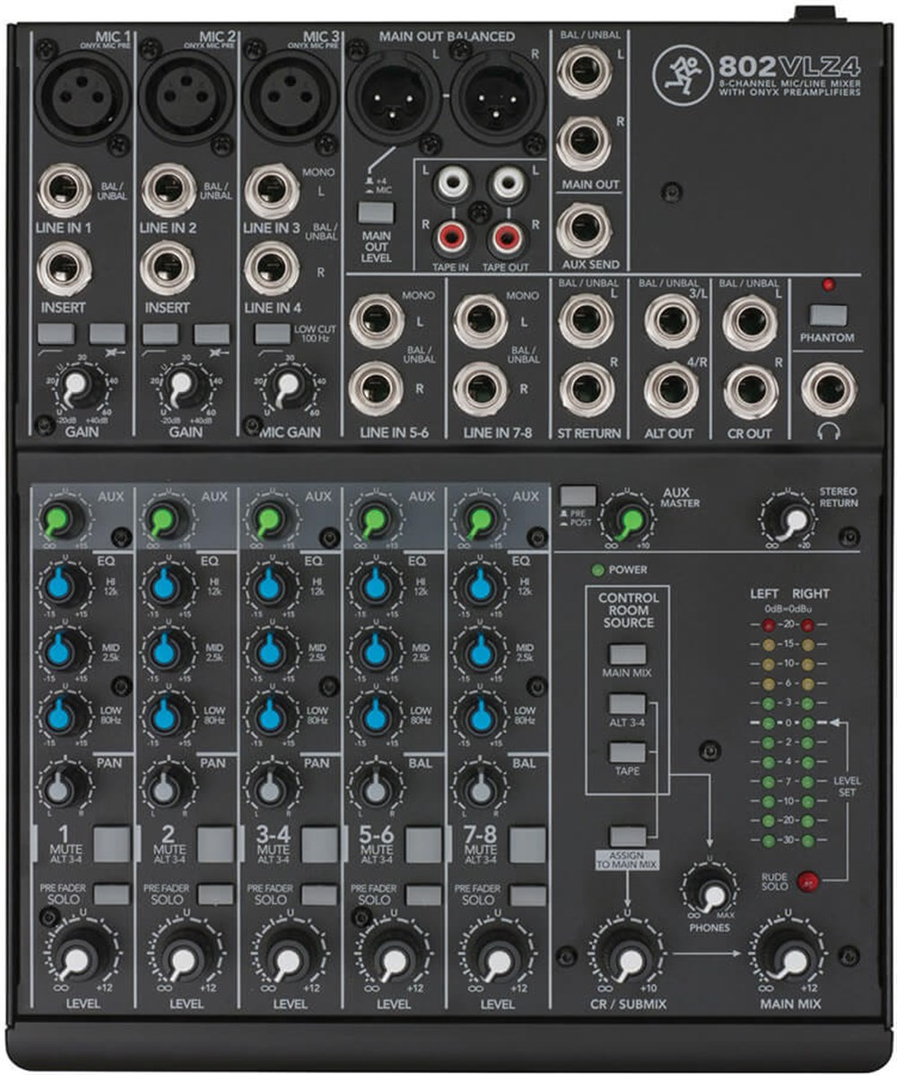 Mackie 802VLZ4 8 Kanallı Mikser