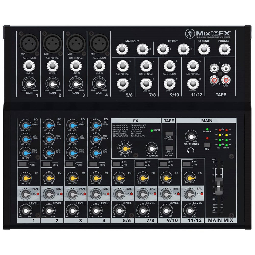 Mackie Mix12FX 12 Kanal Kompak Mikser