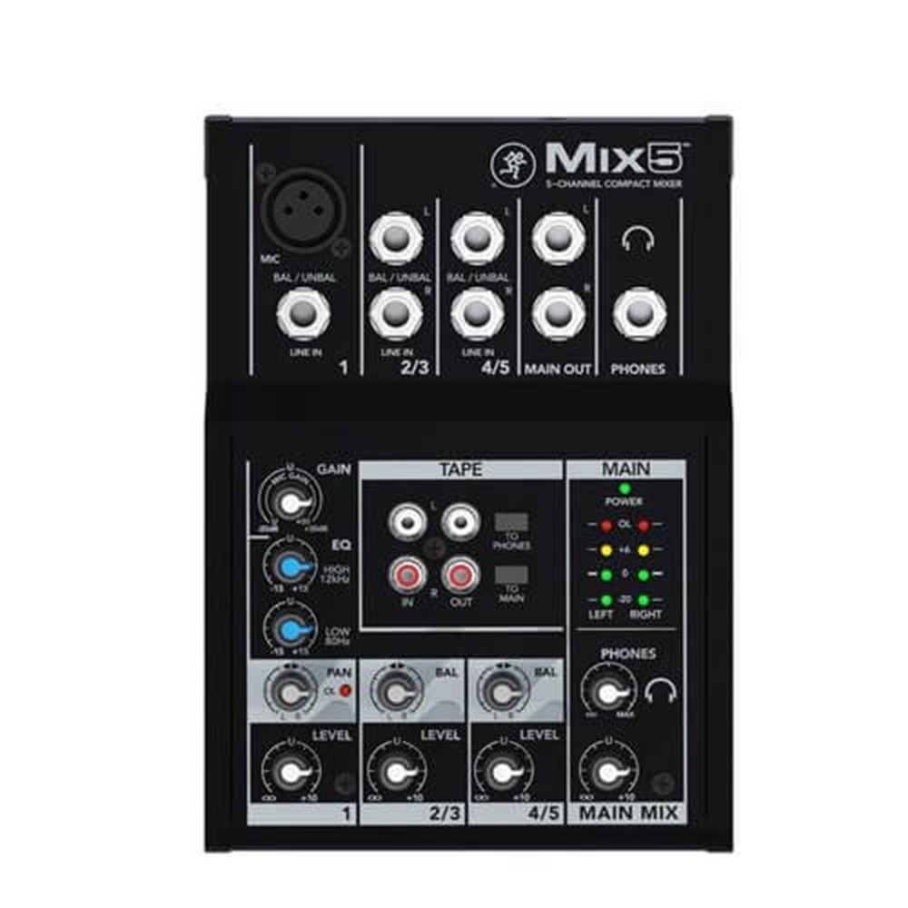 Mackie Mix5 5 Kanal Kompak Mikser