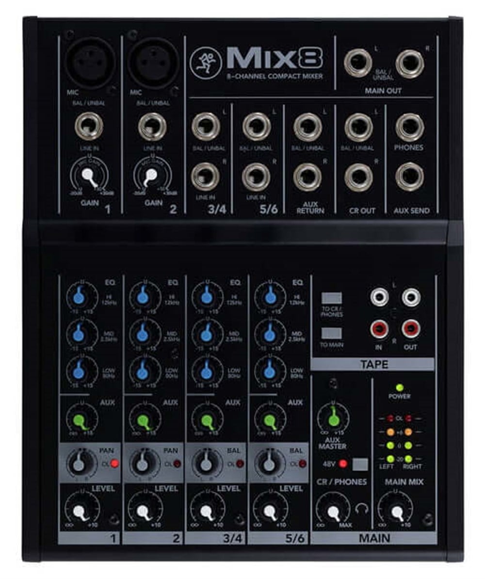Mackie Mix8 8 Kanal Kompak Mikser