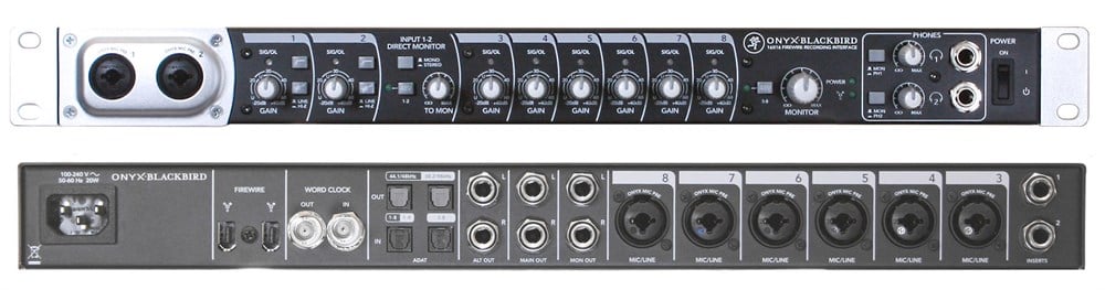 Mackie Onyx Blackbird Premium 16x16 FireWire Recording Interface 16x16 FireWire Ses Kartı