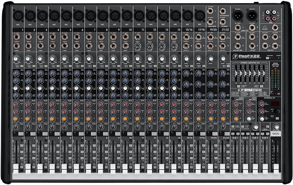 Mackie ProFX22 22 Kanal USB'li Profesyonel Efekt Mikseri