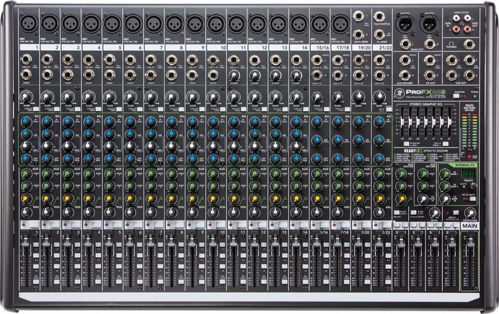 Mackie ProFX22 v2 22 Kanal Profesyonel Usb Ve Efektli Mikser