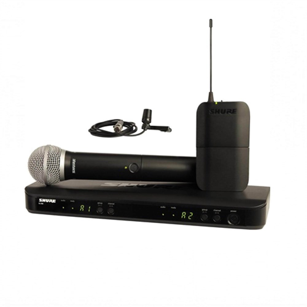 Shure BLX1288E-CVL Kablosuz  EL+Yaka Mikrofonu Seti