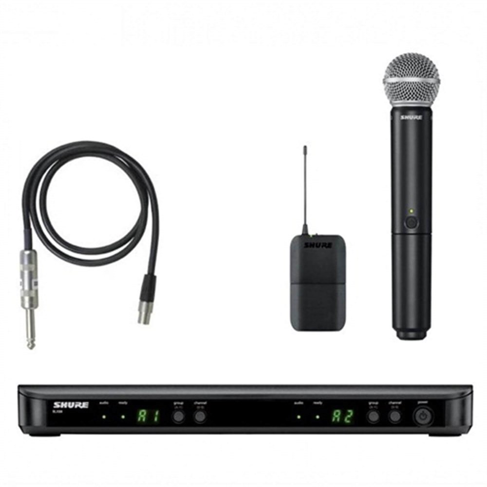 Shure BLX1288E-SM58 Kablosuz Mikrofon Seti