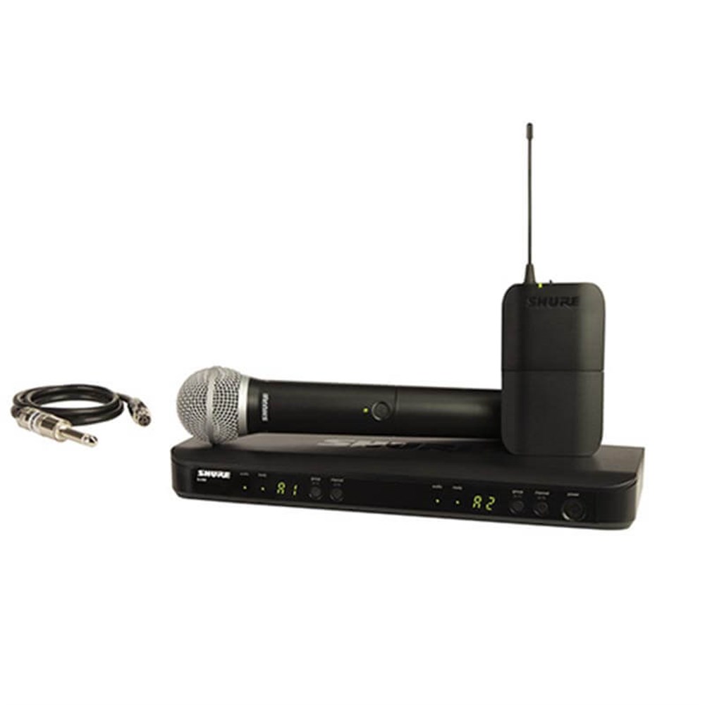 Shure BLX1288E-W85 Kablosuz İkili EL ve Yaka Mikrofon Seti