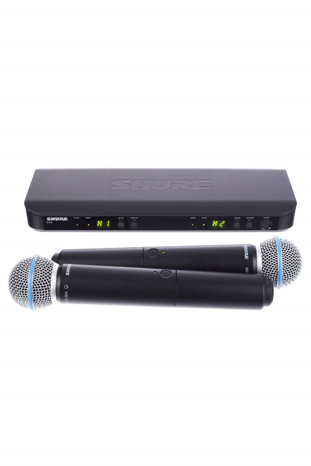 Shure BLX288E-B58 Çiftli El Tipi Telsiz Kablosuz Mikrofon