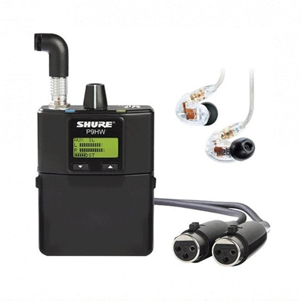Shure P9HW Kablolu Bodypack Monitör Sistem