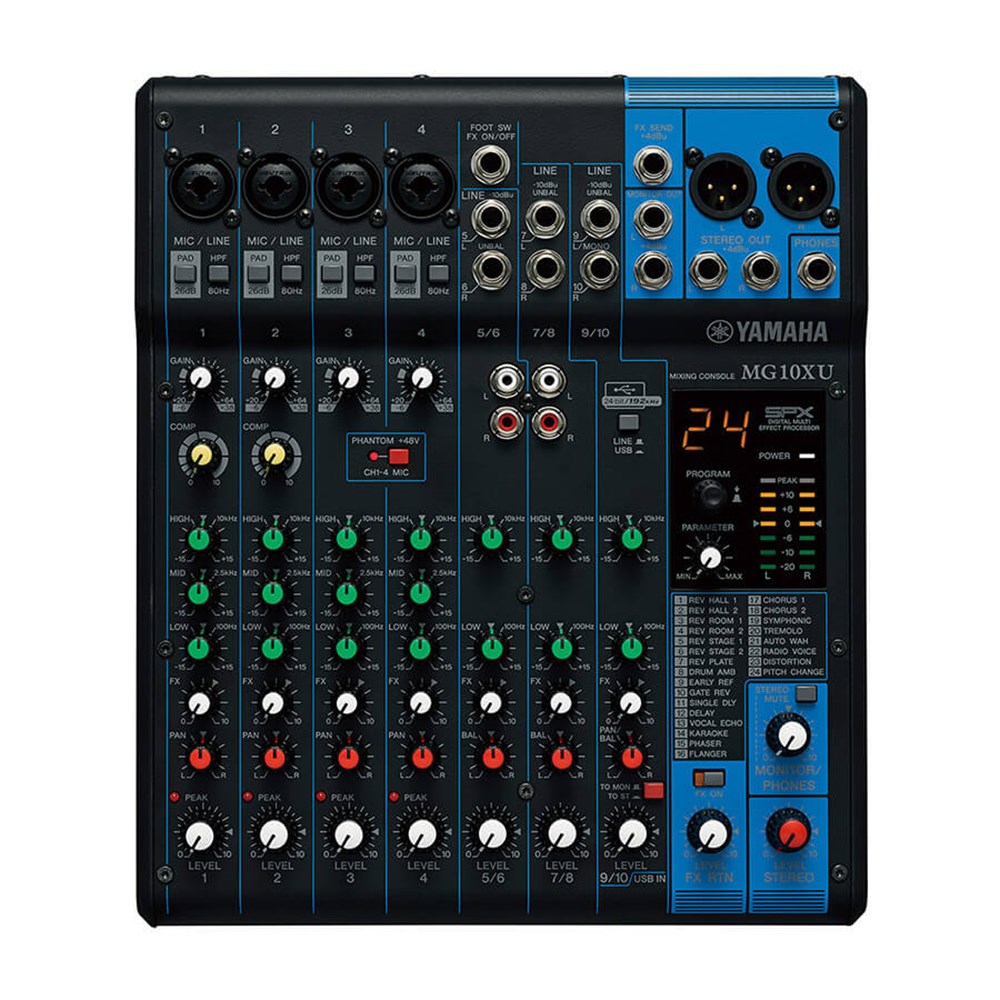 Yamaha MG10XU 10 Kanal Efektli Usb Mikser