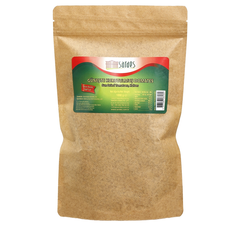 Kurutulmuş Domates Yarım Kesim 1000gr